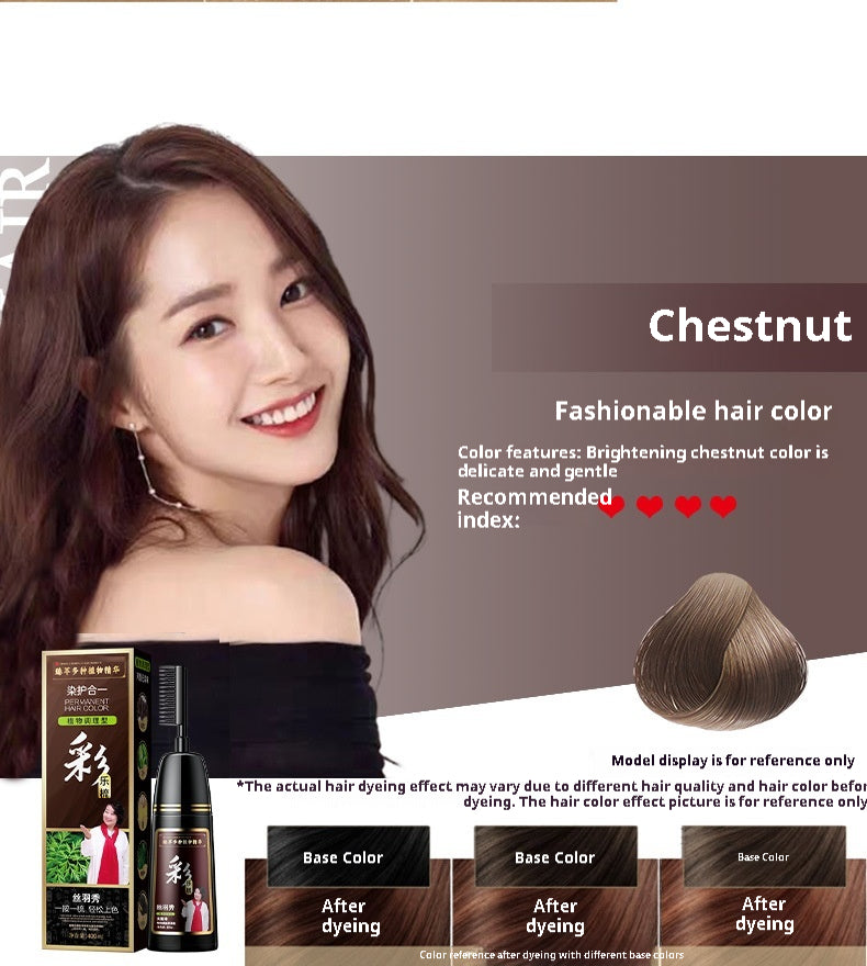 Hair Dye Color Cream for Covering White Hair - 400ml