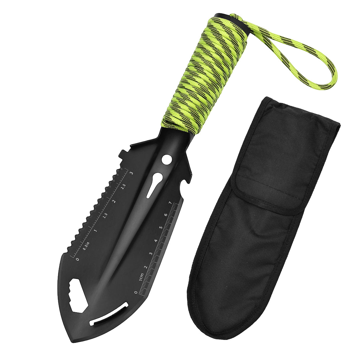 Multi-Functional Portable Gardening & Outdoor Self-Defense Shovel