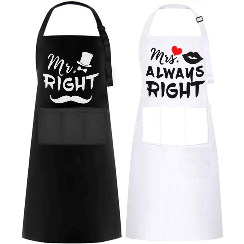 Waterproof Antifouling Kitchen Apron Set - Personalized Household Cooking Accessories