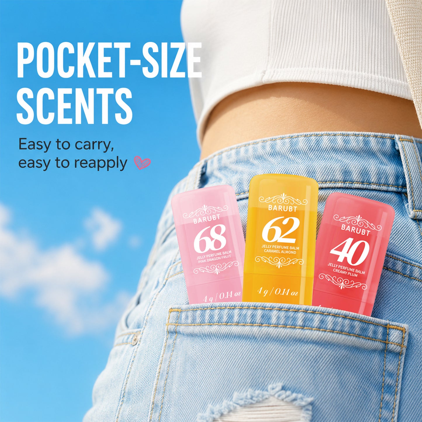 Long-Lasting Solid Perfume Balm Stick for Women - Portable Fragrance 4g