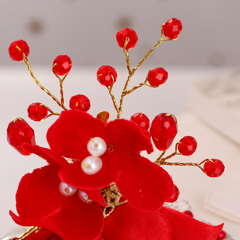 Elegant White Shell Pearl Crystal Hairpin for Wedding & Bridal Hair Accessory