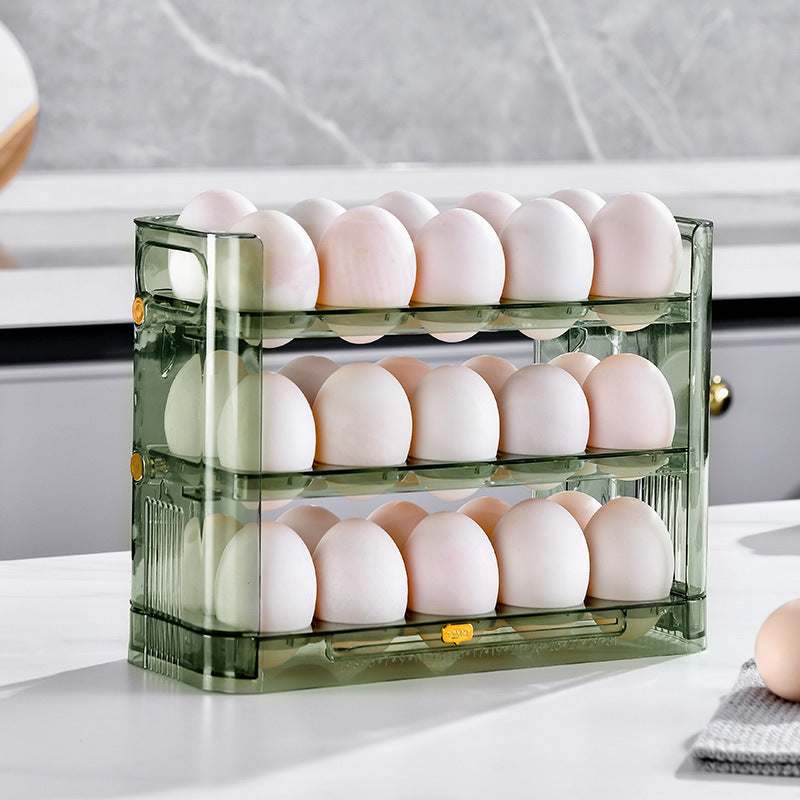 Kitchen Egg Storage Box - Food Preservation Container with Multiple Colors