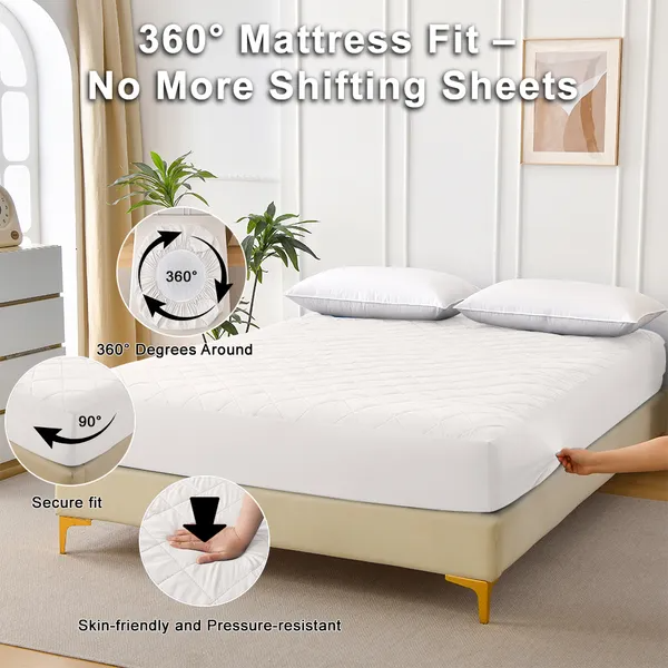 Ultrasonic Waterproof Mattress Protector - Multiple Sizes