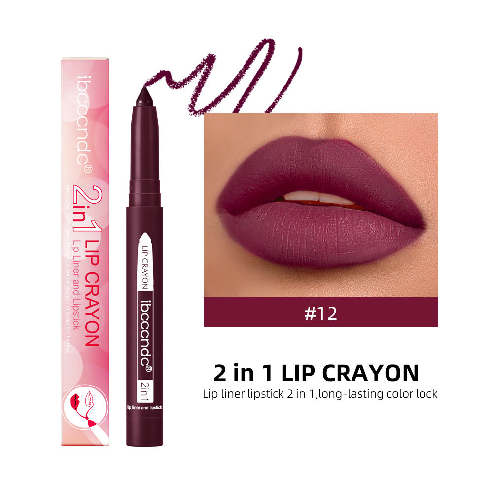 Long Lasting Waterproof Lip Liner - Matte, Moisturizing, 1G