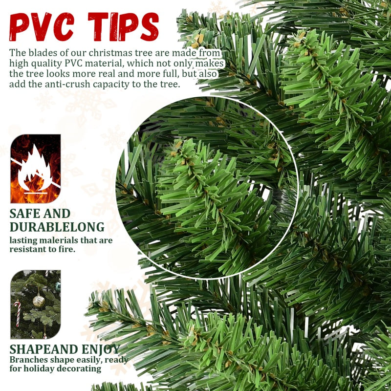 2ft PVC Desktop Christmas Tree - Set of 2