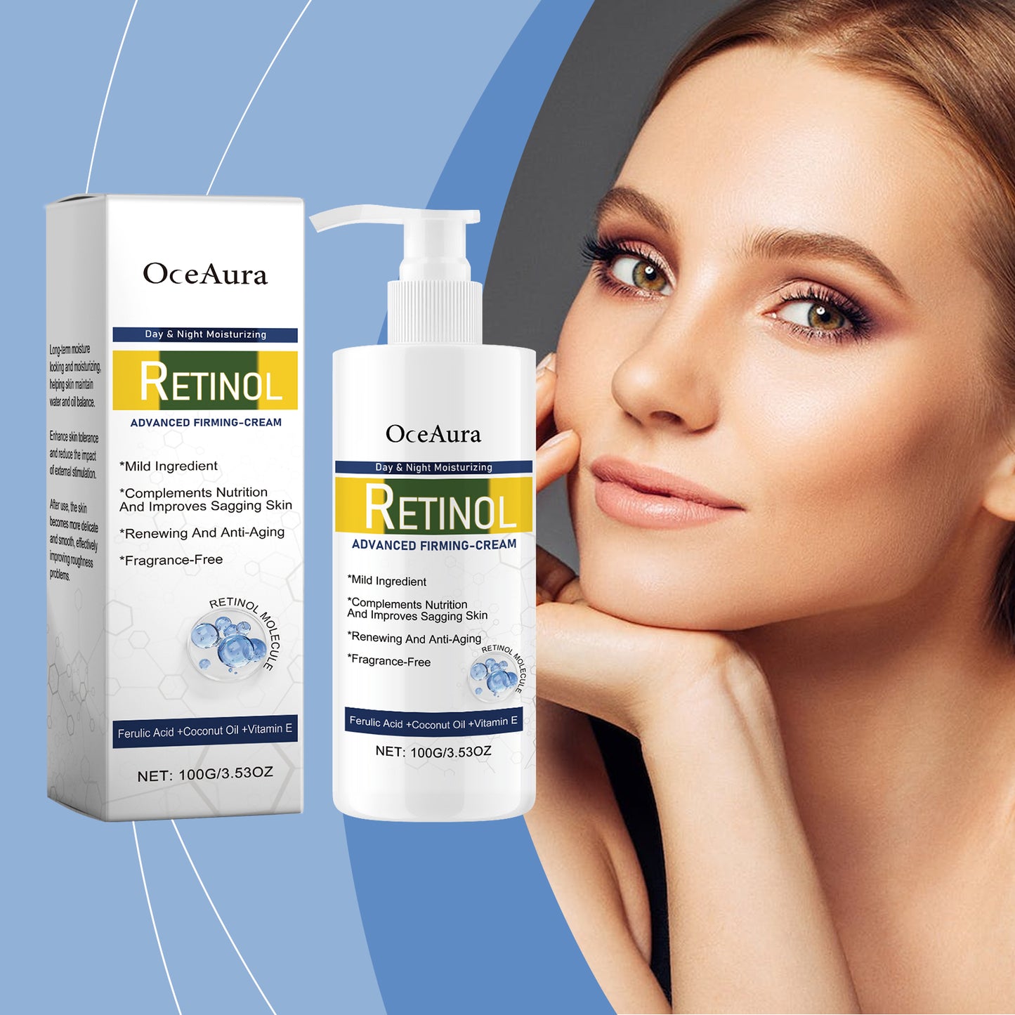 Firming Body Cream with Retinol - Moisturizing Anti-Aging Skin Treatment