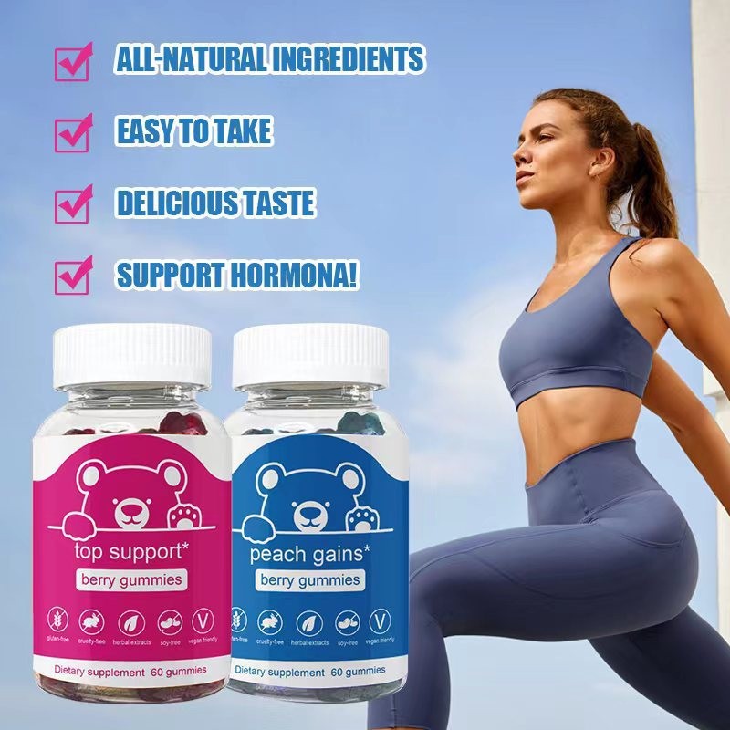 Women Support Berry Soft Gummies - Adult Health & Wellness Supplement