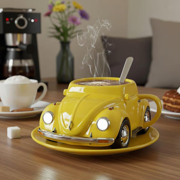 Beetle Shaped Resin Coffee Cup - Unique Gift for Coffee Lovers