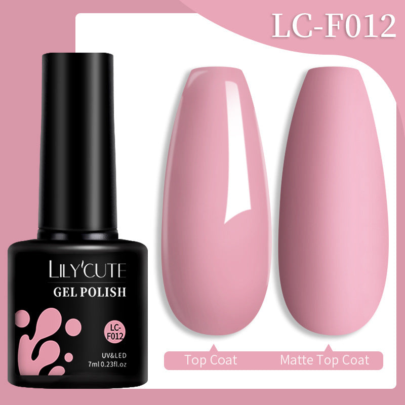 Colored Glitter Nail Glue Set for Nail Art - Waterproof & Non-Flushing