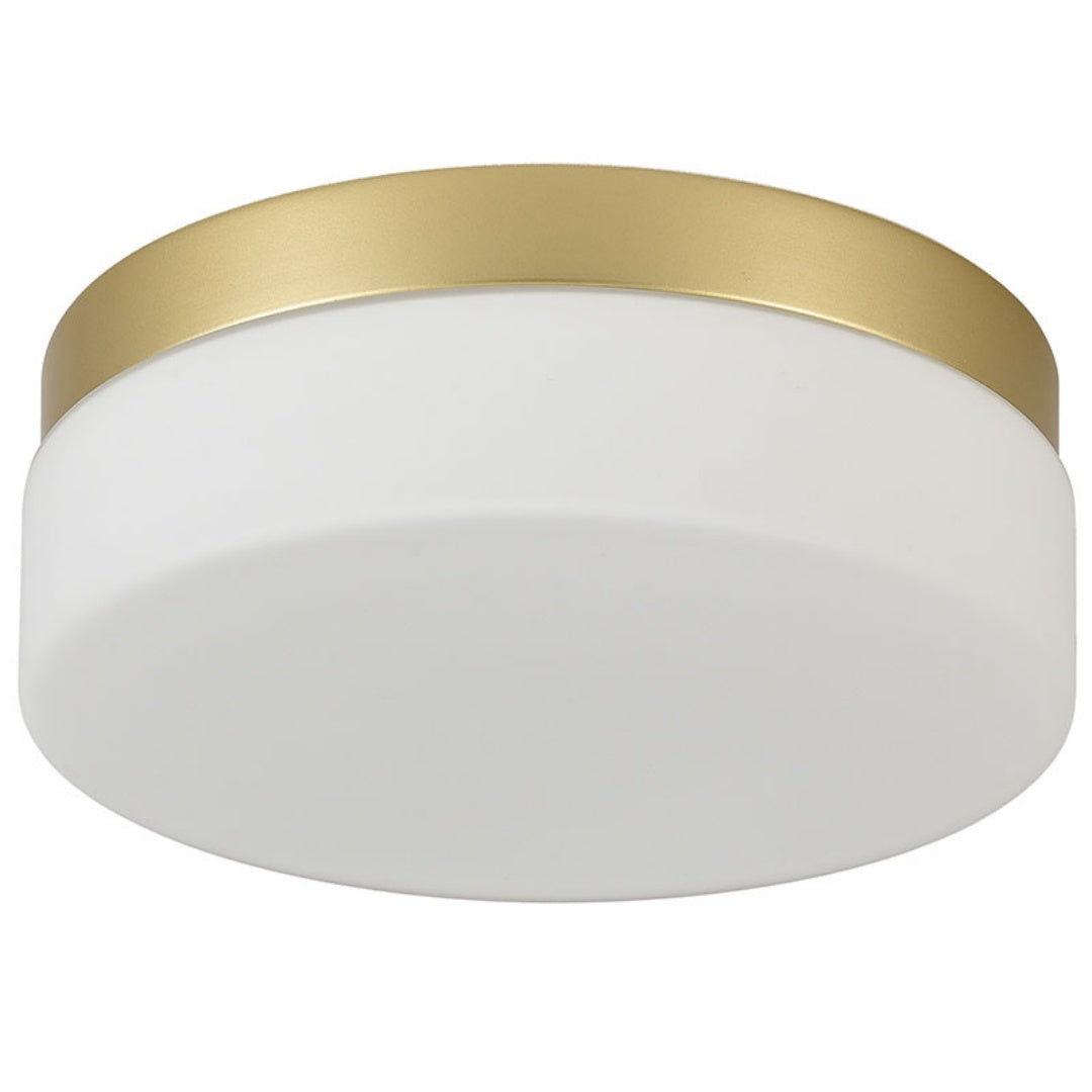 24W LED Flush Mount Ceiling Light Fixture - 12 Inch Round Gold