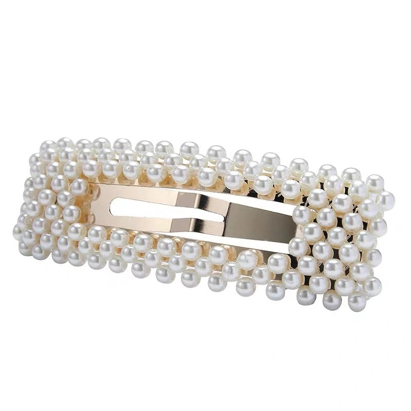 Beaded Pearl Side Clip Hairpin - Multiple Sizes & Styles