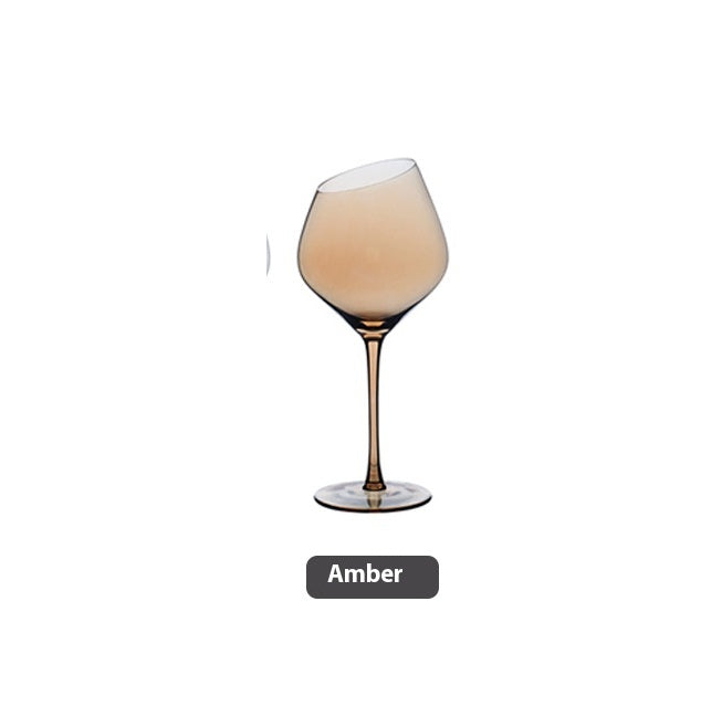 Beveled Crystal Wine Glass Set - Red, Champagne & Big Belly Styles