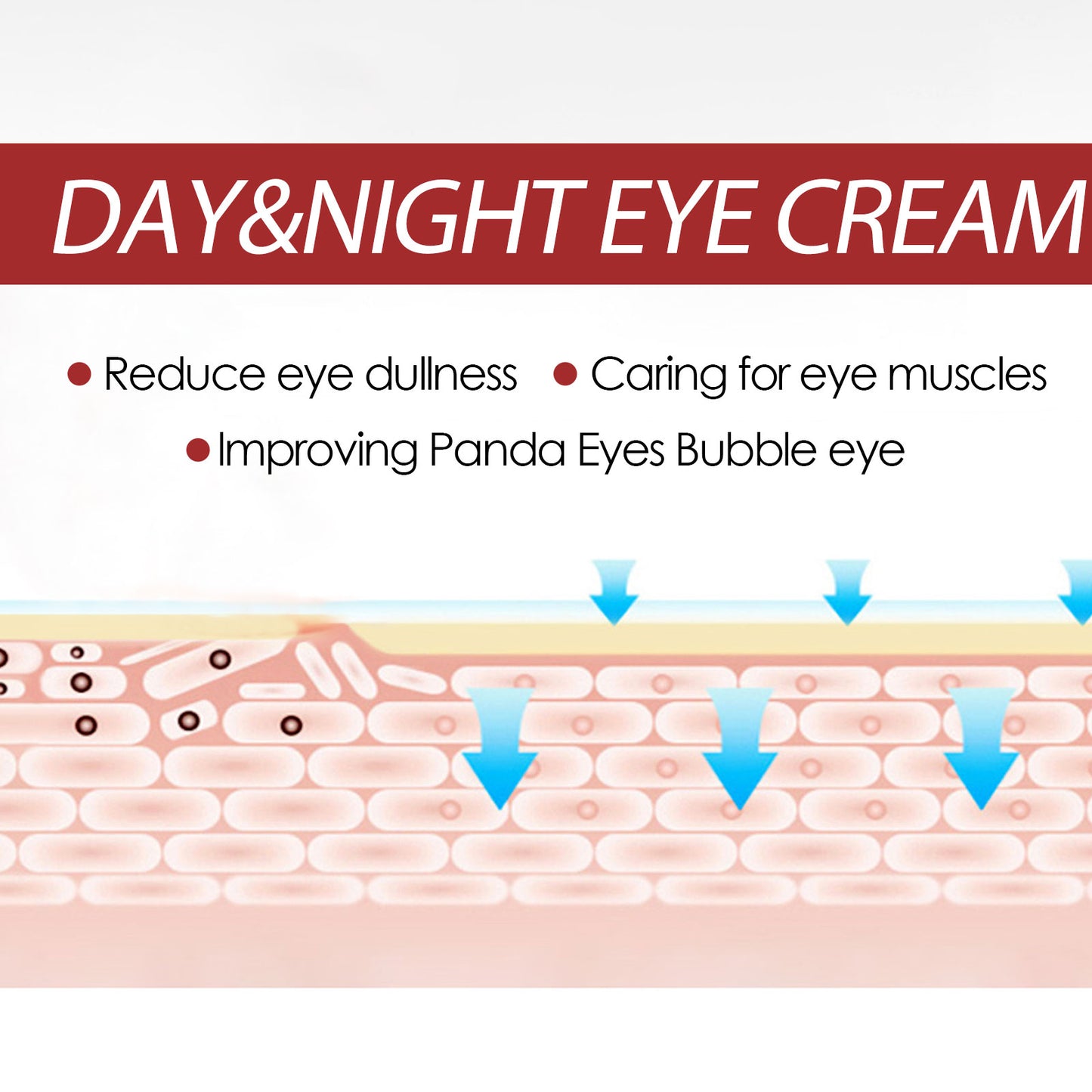 Retinol Eye Cream Stick - Anti-Aging Treatment for Dark Circles & Puffiness