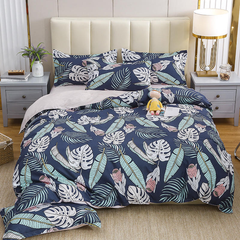 Cotton Bed Quilt Cover Set - Modern Minimalist Bedding, Multiple Sizes