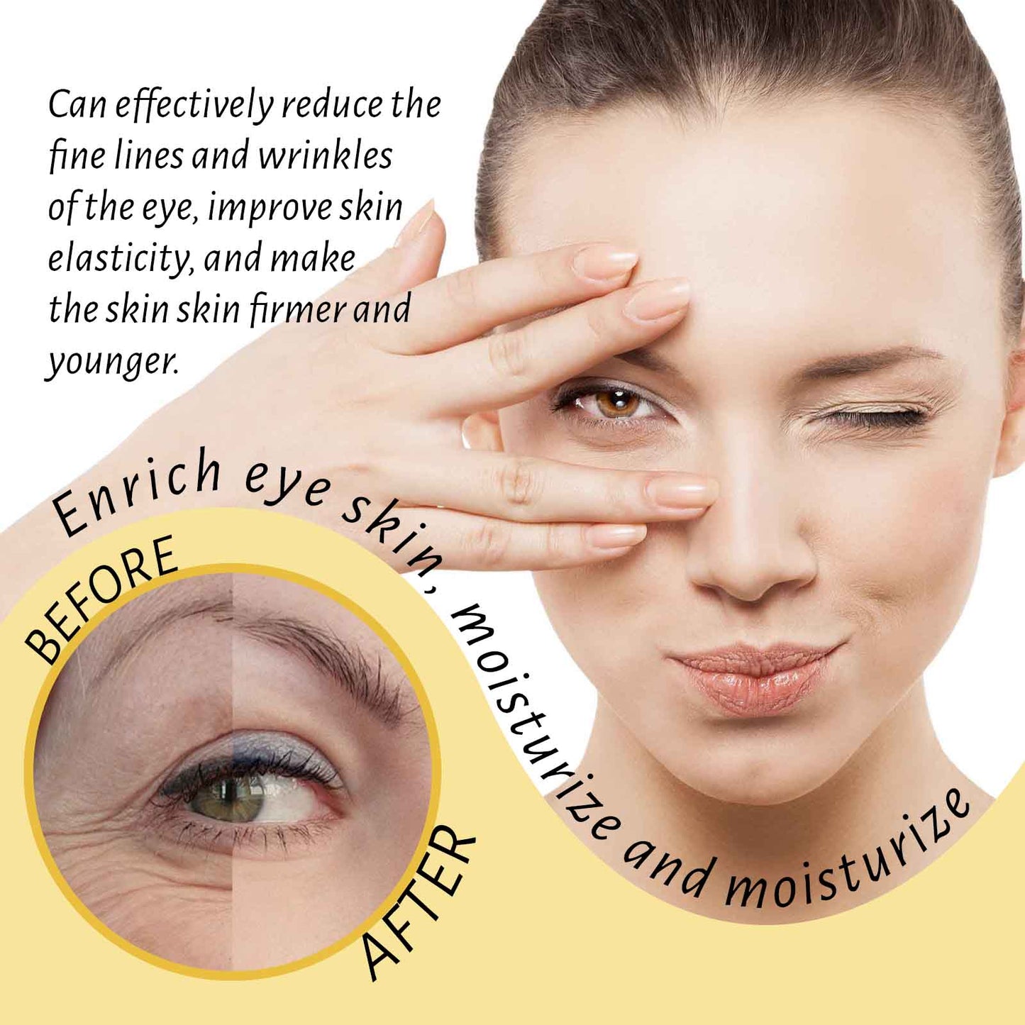 Hydrating Eye Roller Essence Oil - 10ml Anti-Aging Eye Serum for Dark Circles
