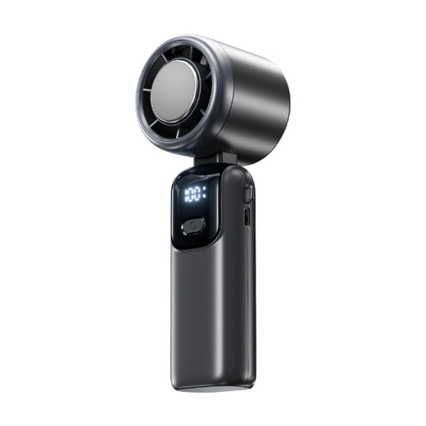 Portable Handheld Mini Turbo Fan with Ice Cooling Technology - Dark Gray