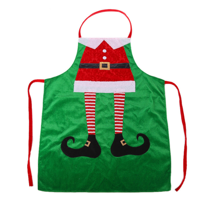 Christmas Kitchen Apron Miniature Ornament Holiday Apron for Cooking & Baking