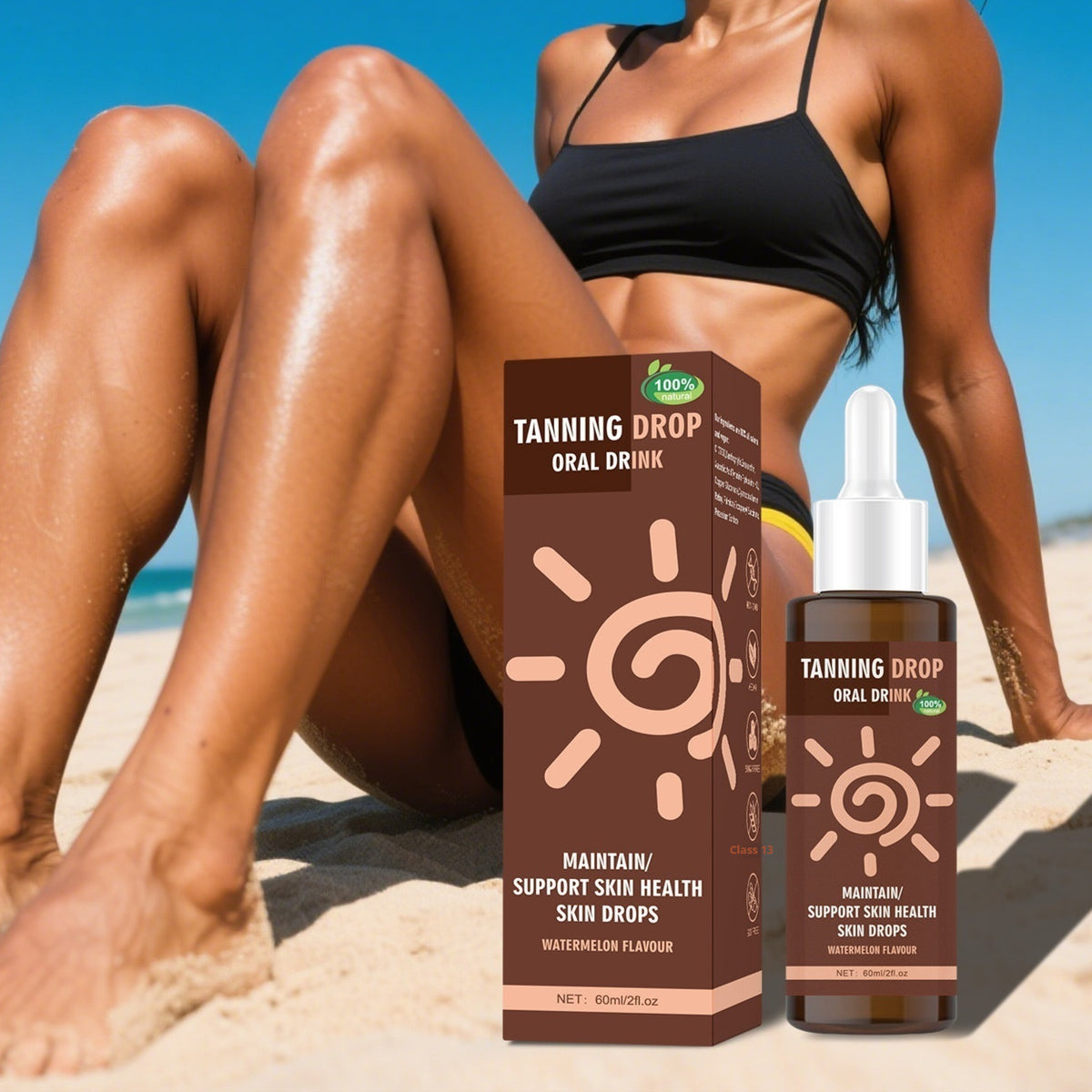 Tanning Drops 60ml Oral - Bronze Skin