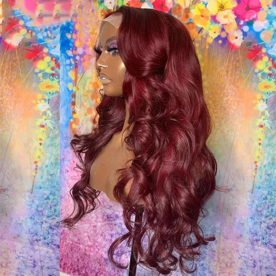 Long Curly Hair Lace Wig with Big Waves