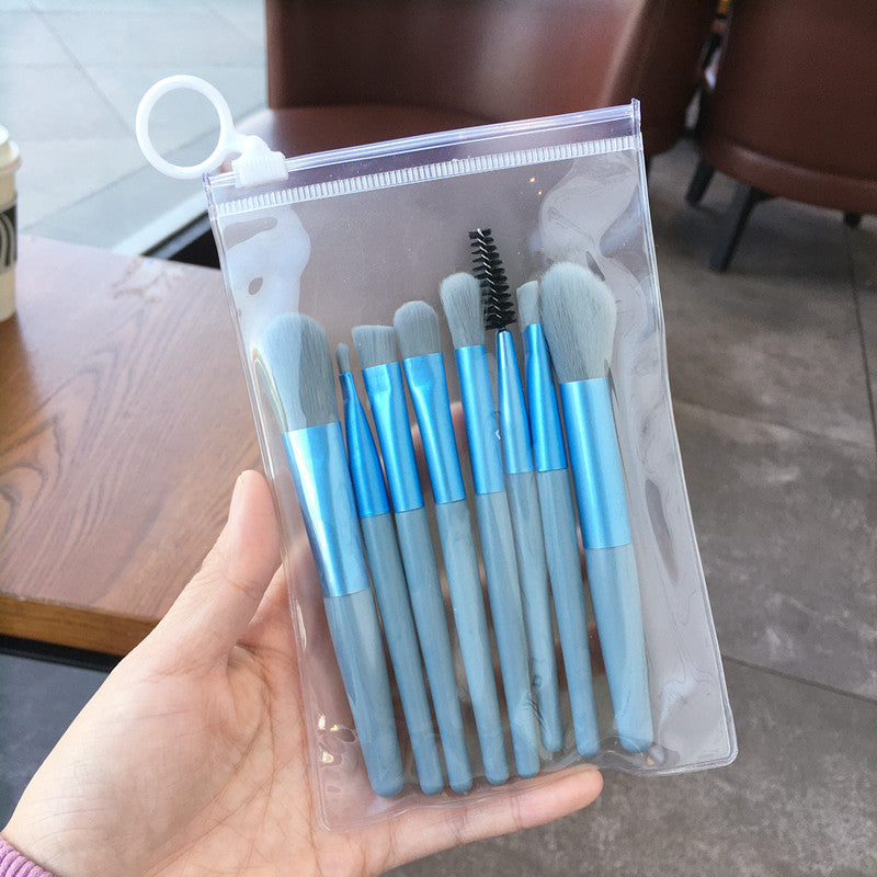 Mini Soft Makeup Brush Set with Storage Cases - Multiple Colors