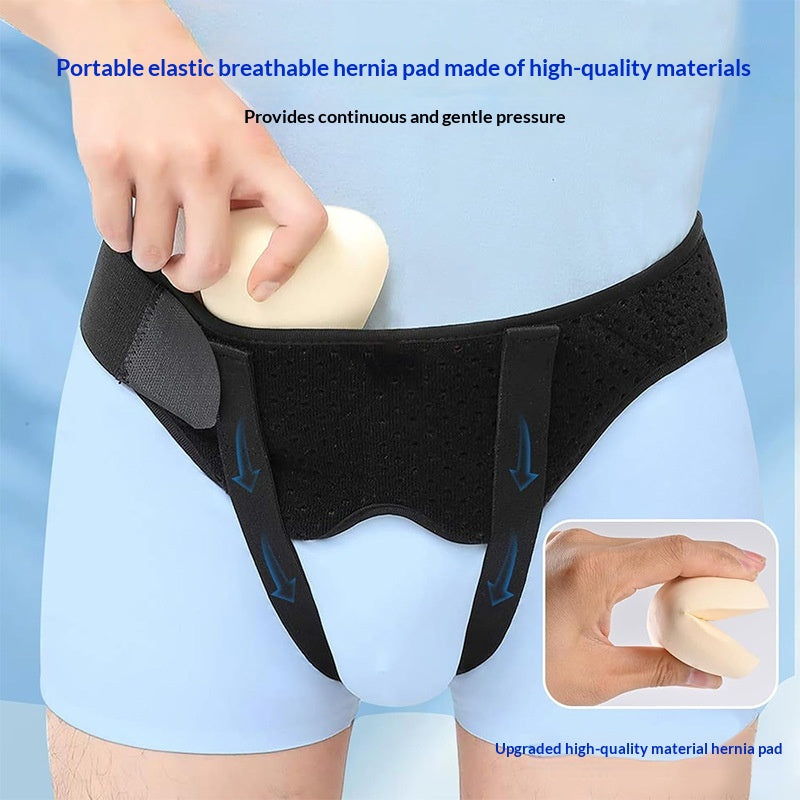 Adjustable Hernia Support Belt for Groin Relief - Breathable Neoprene