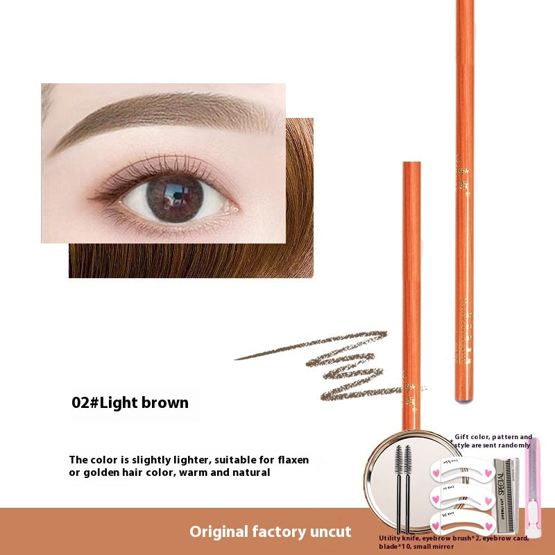 Waterproof Eyebrow Pencil Set - Durable Makeup for Natural Look