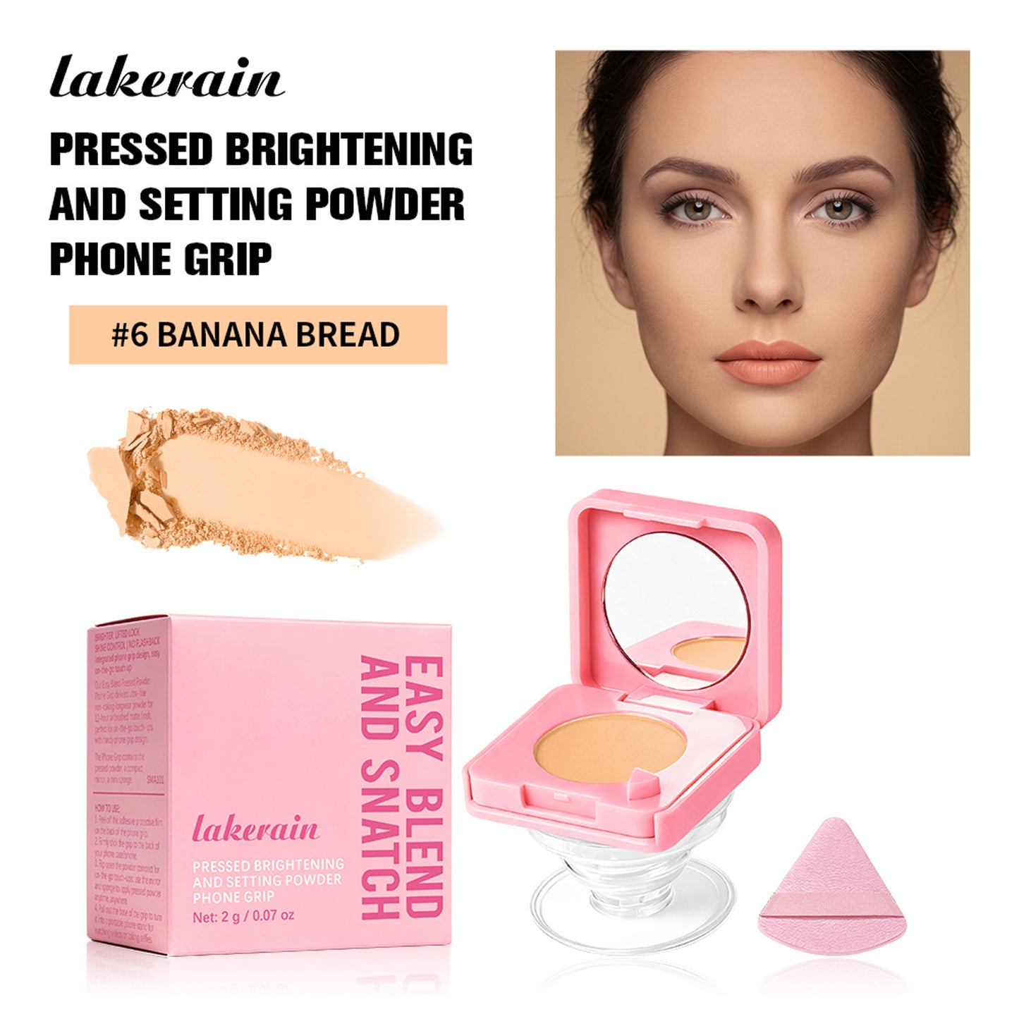 Baked Setting Powder Compact - All Colors & Sizes for Flawless Skin