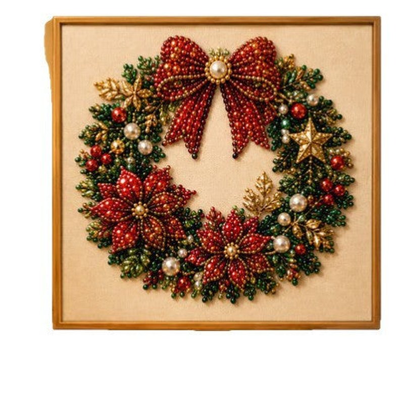 Christmas 5D Diamond Painting DIY Pearl Art Kit - Multiple Sizes & Styles
