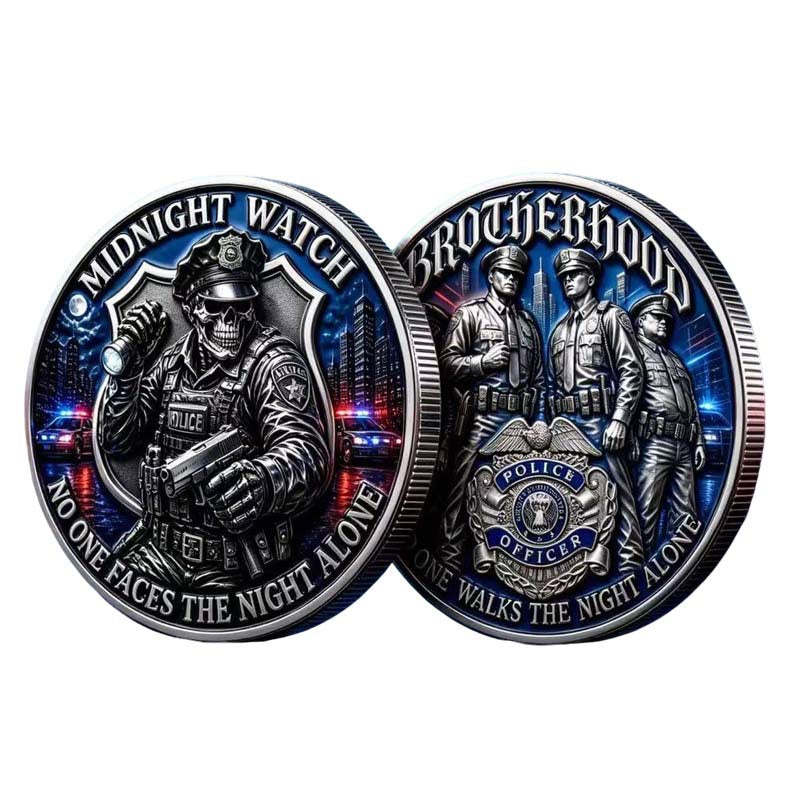 Double-Sided Metal Commemorative Coin - Collectible Medallion, Alloy