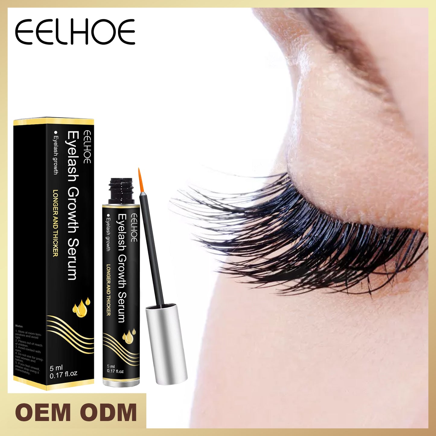 Eyelash Nourishing Serum - 5ml Eyelash Growth Treatment for Long, Healthy Lashes