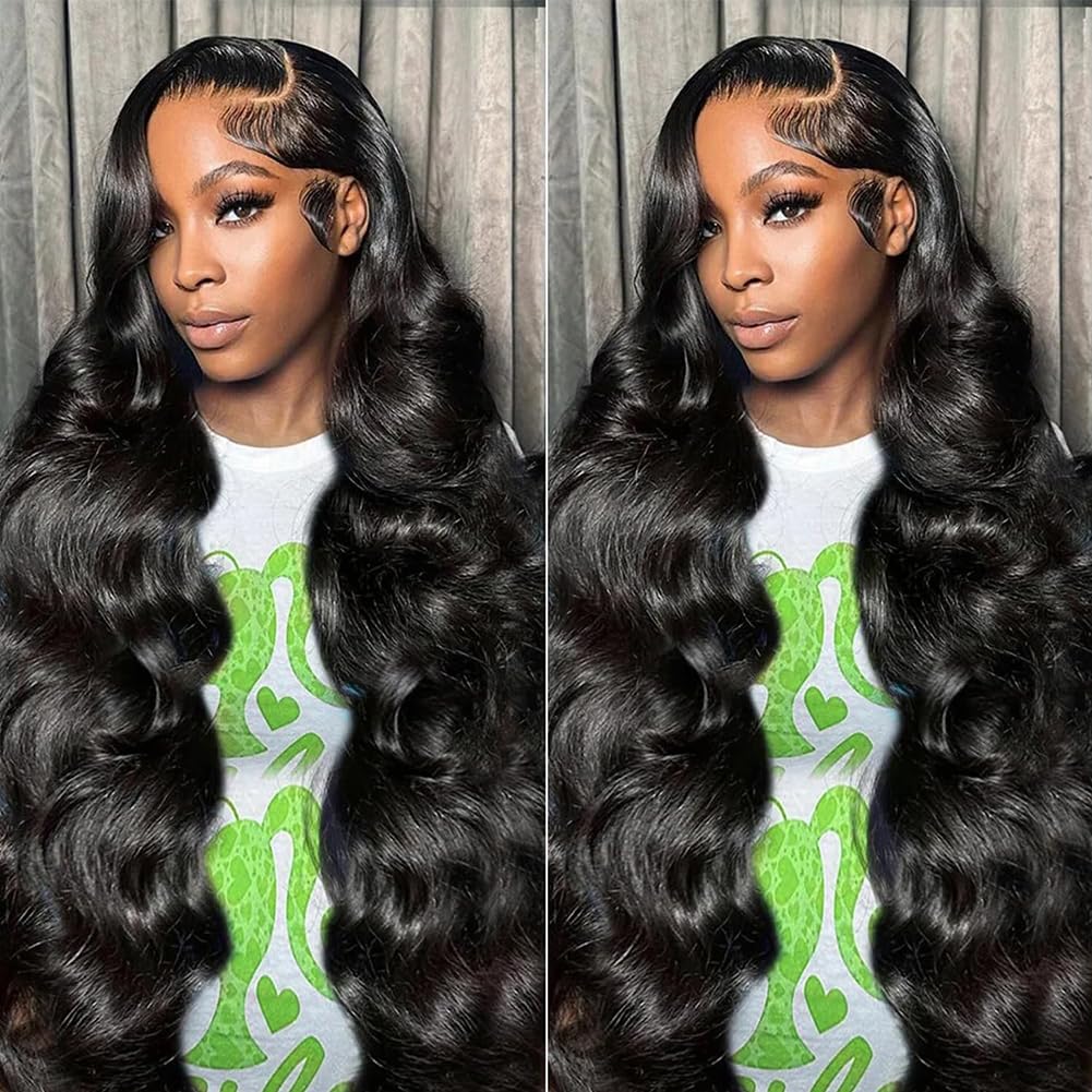 Body Wave 13x6 Lace Front Human Hair Wig - Natural Color