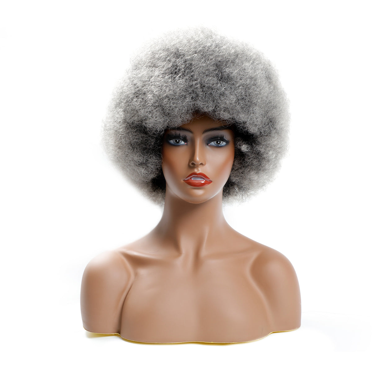 Short Curly Fluffy Synthetic Wig - Multiple Colors