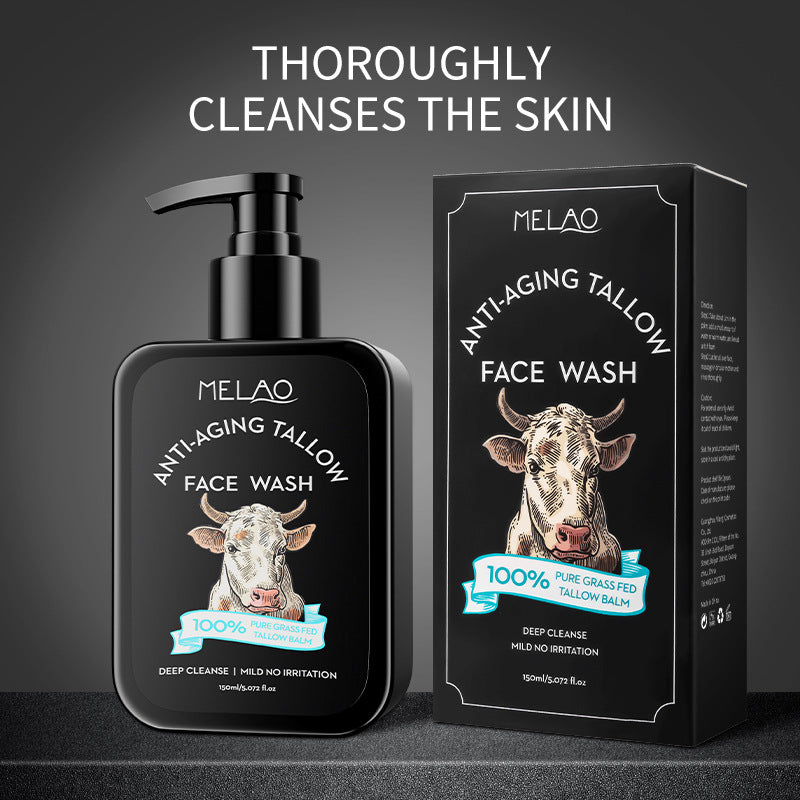 Bull Fat Facial Cleanser Oil-Free Moisturizing Face Wash 150ml