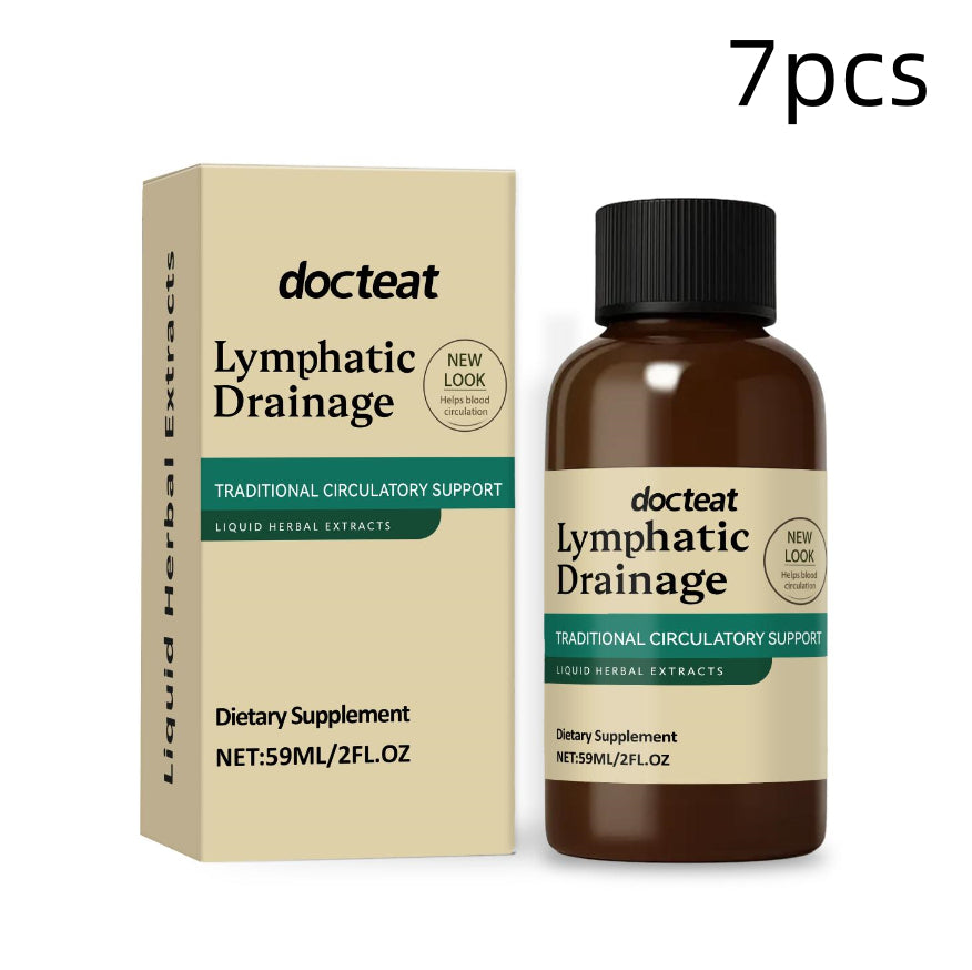 Lymphatic Drainage Support Liquid Drops - Herbal Extract, 2 FL OZ