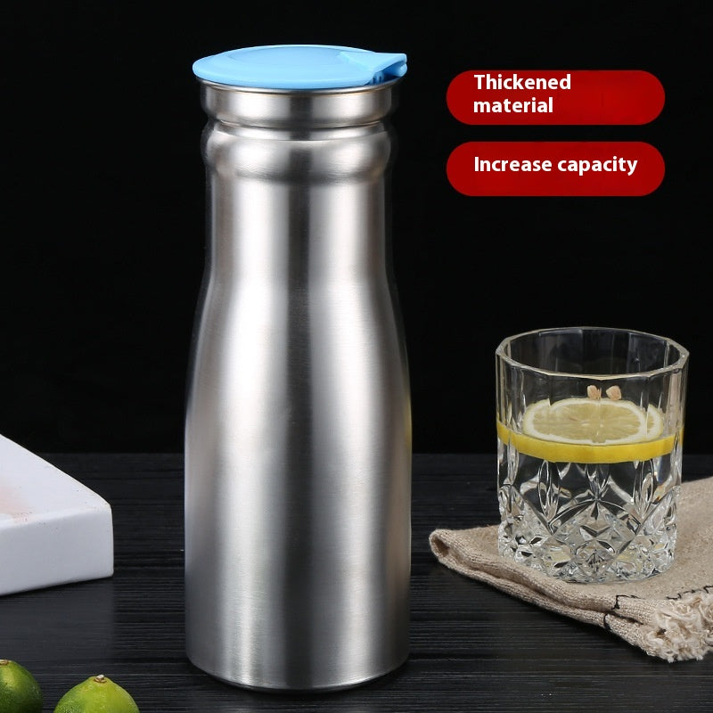 Stainless Steel Cold Water Pitcher 1000ML Multi-Color Drink Dispenser