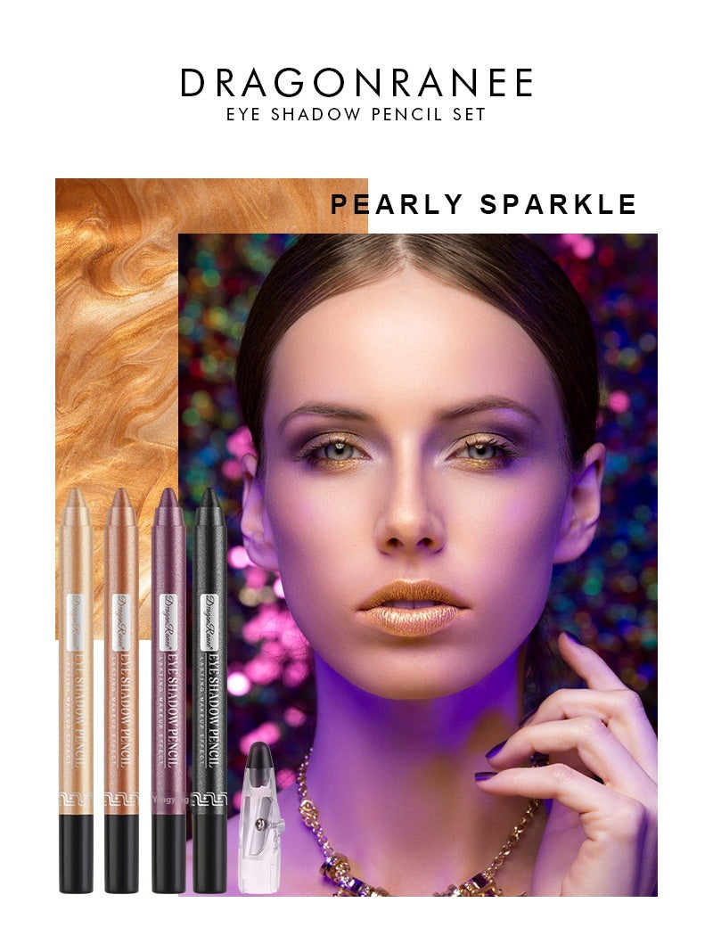 12-Piece Eyeshadow Stick Set - Pearlescent Eye Makeup Pen Kit