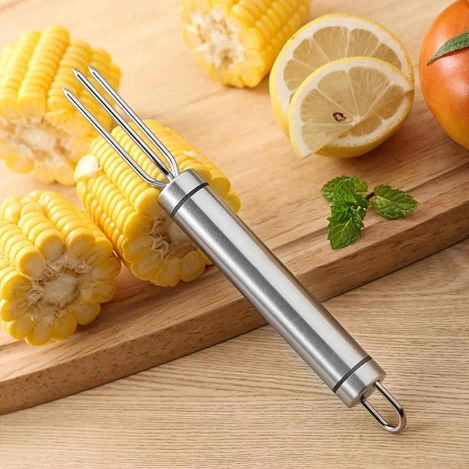 3-Piece Stainless Steel Corn Peeler Set - Corn Kernel Stripper