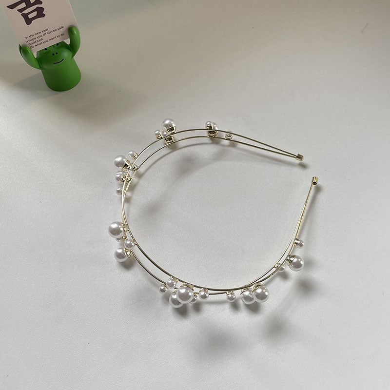 Women's Pearl Headband - Alloy Hair Accessory
