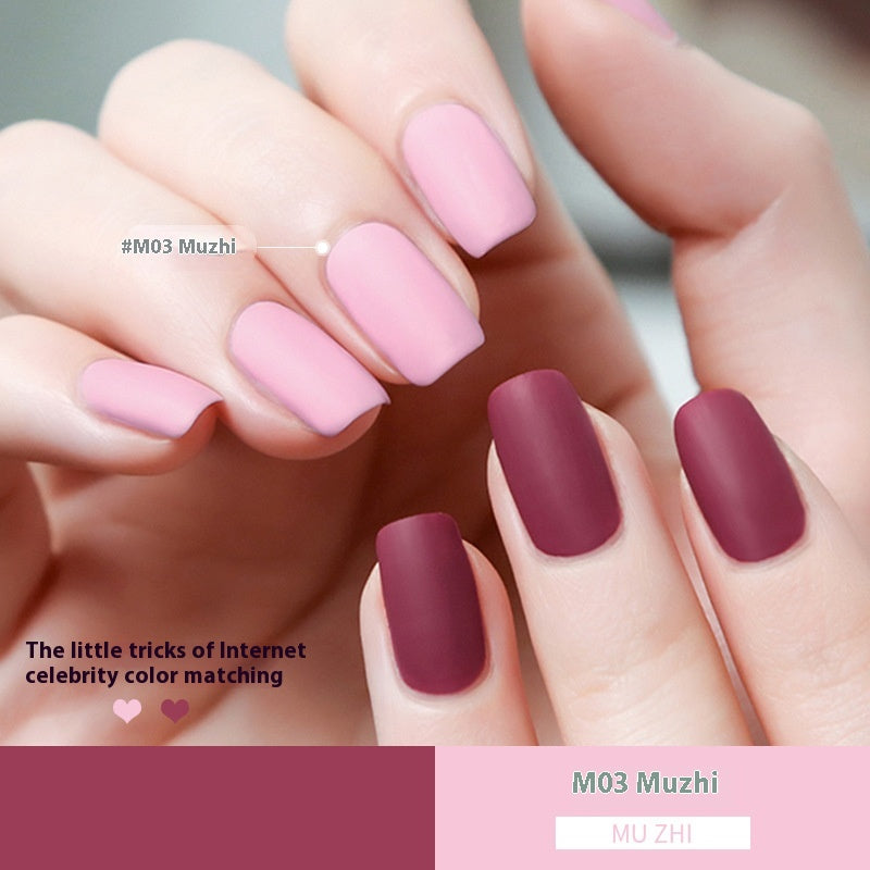 Durable Nail Polish - Waterproof, Quick-Drying, Frosted & Matte Styles