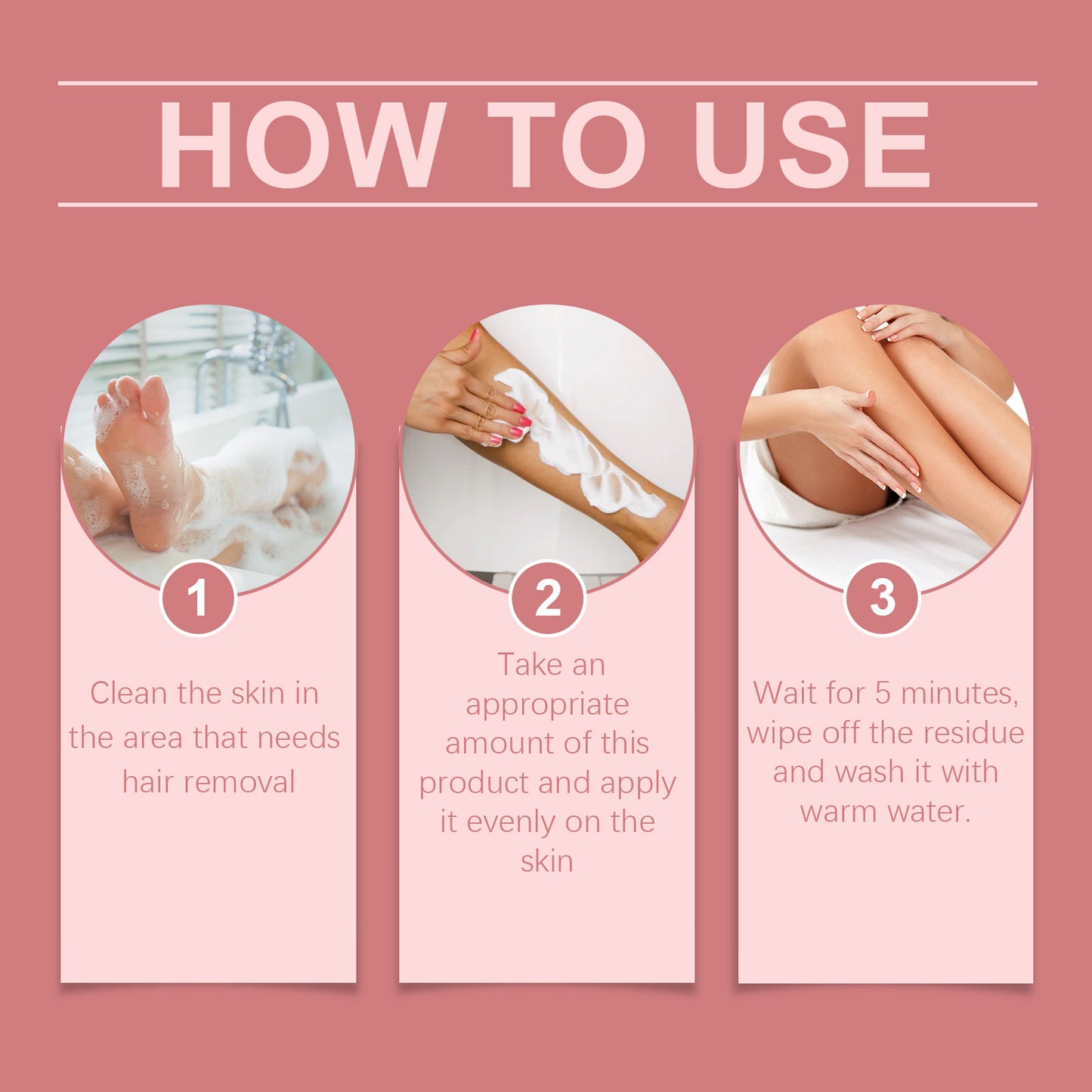 Gentle Hair Removal Cream with Aloe Vera & Tea Leaf Extract - 100g