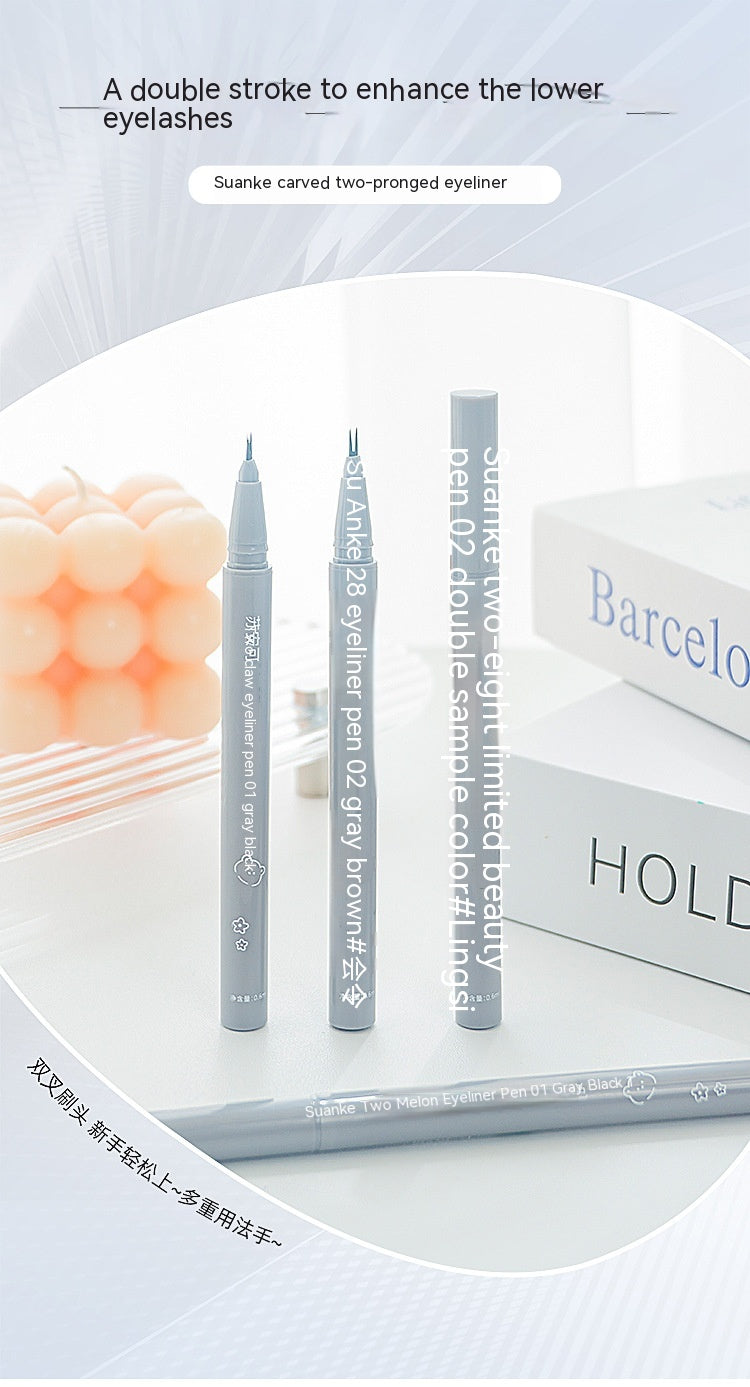 Waterproof Liquid Eyeliner Pen - Ultra-Fine, Anti-Halo, Long-Lasting Makeup