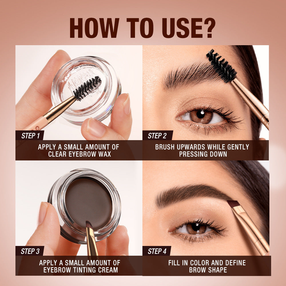 Long-Wearing Eyebrow Tint for Natural Shaping - Fades Resistant