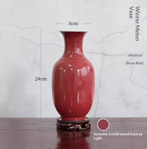 Ceramic Flower Vase for Floral Arrangements - Multiple Styles & Sizes