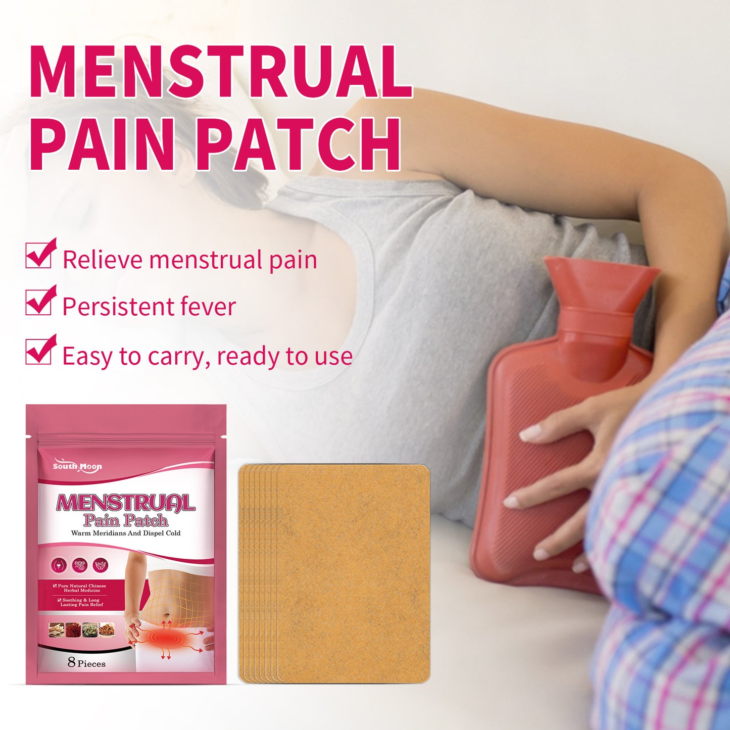 Women's Abdominal Support Adhesive Bandages 8pcs - Body Care, Postpartum