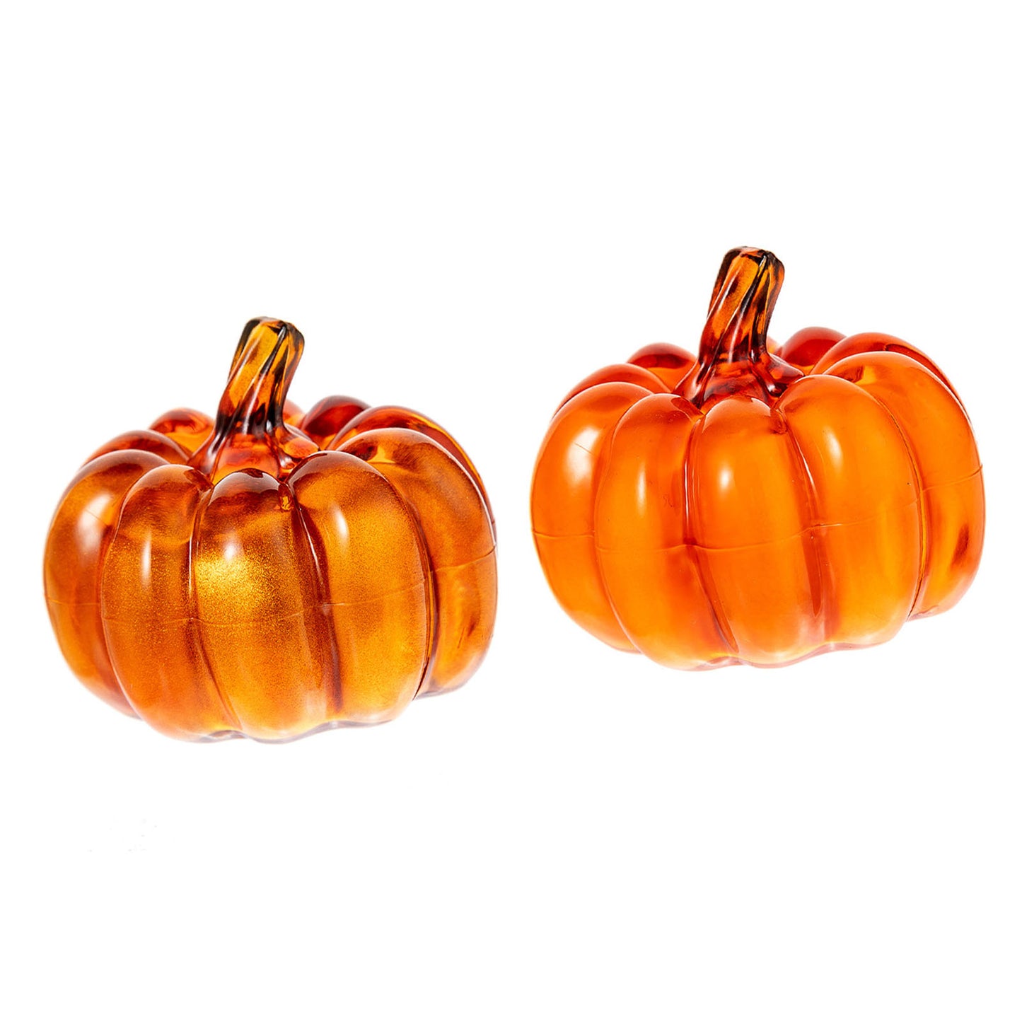 2PCS LED Pumpkin Lamps - Battery Powered Holiday Decor for Indoor & Outdoor