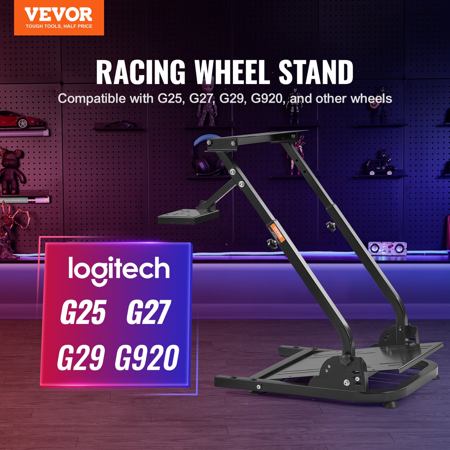 Racing Simulator Steering Wheel Stand for Gaming Setup