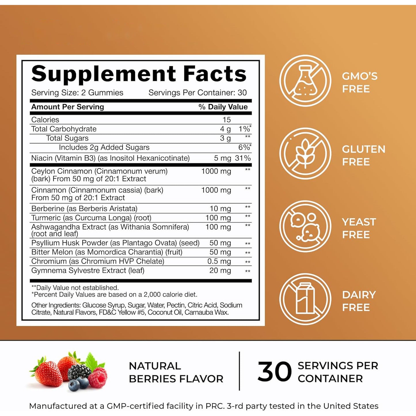 Cinnamon Jelly Soft Candy - 60 Tablets Black Seed Oil Supplement