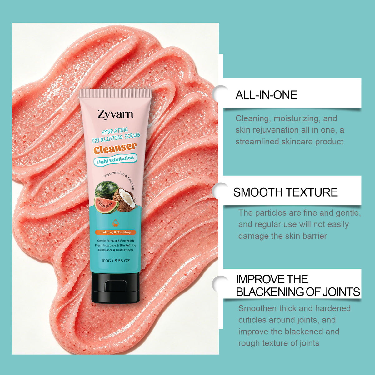 Moisturizing Exfoliating Body Scrub - 100g