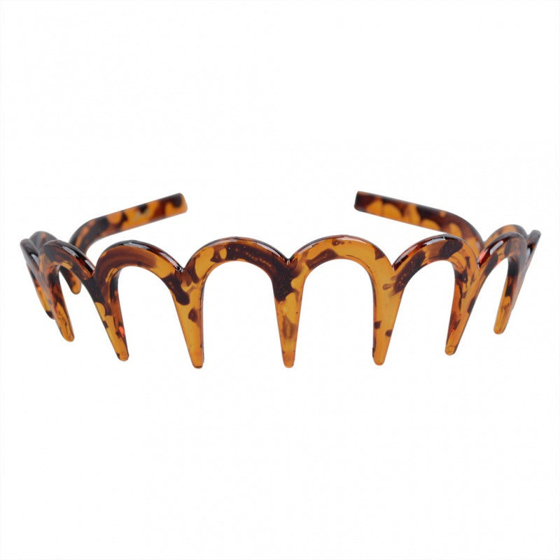 Drop-Resistant Toothed U-Shaped Hair Headband for Hair & Beauty