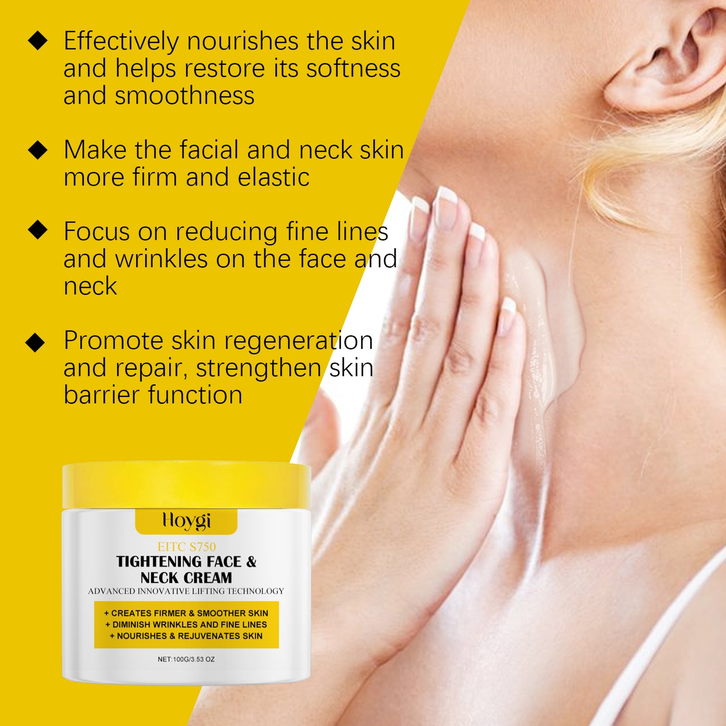 Collagen Neck & Face Firming Cream - Moisturizing Anti-Aging Skin Treatment